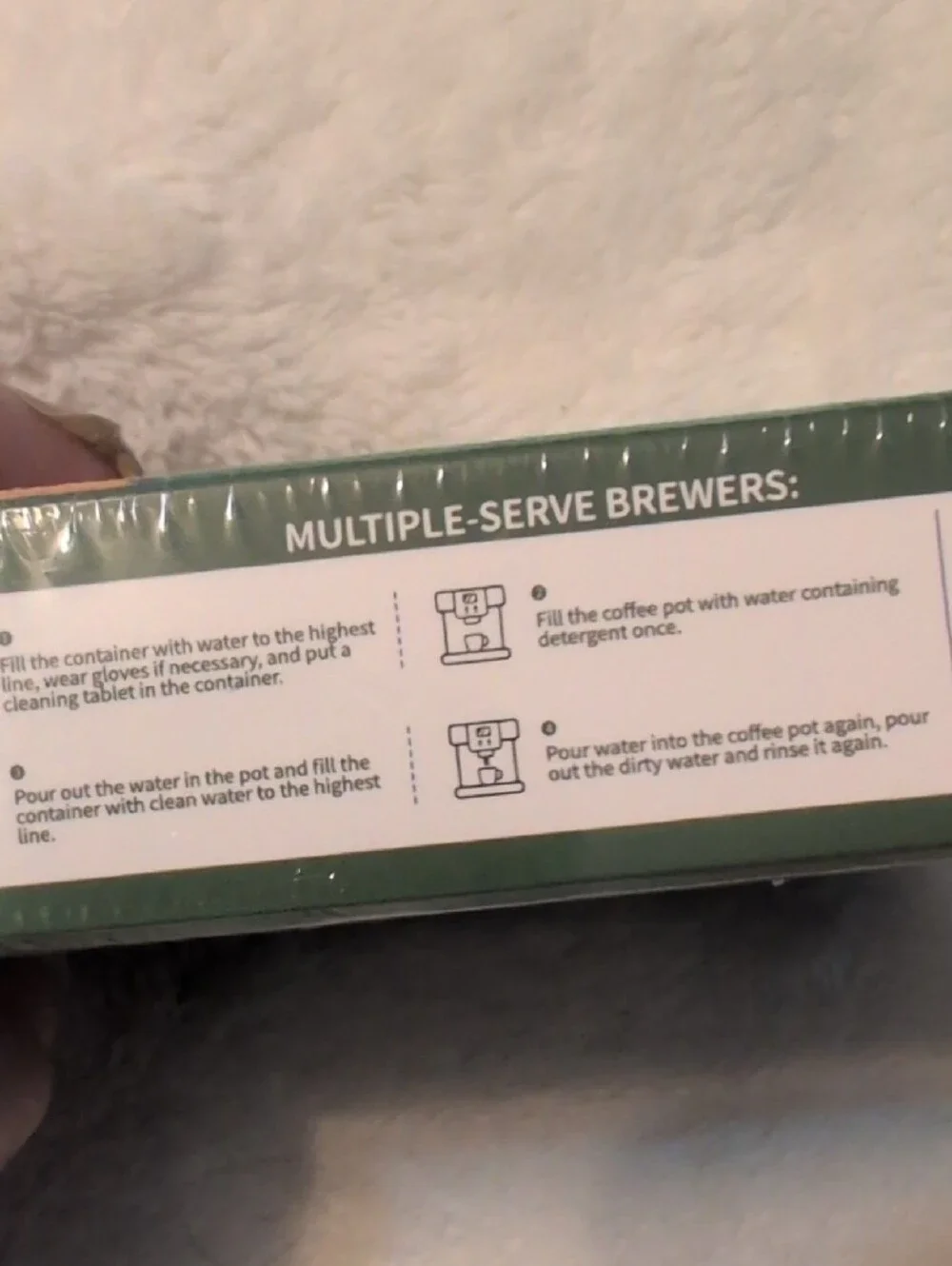 Green Coffee Machine Cleaner Tablets - 24 Pack